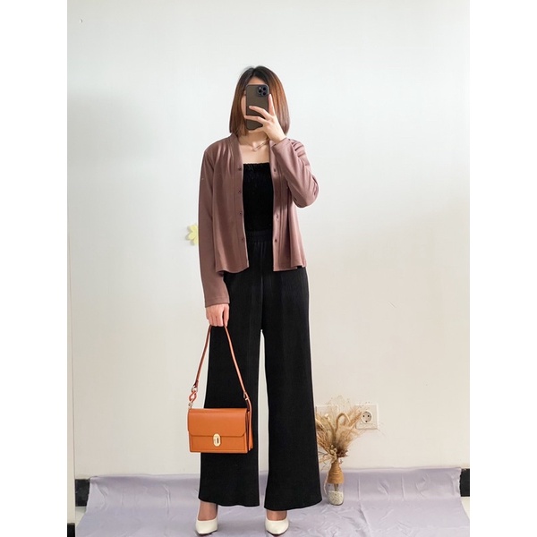 Yolla Set (Atasan/Cullote/ Set Cardigan with Comfy Cullote)