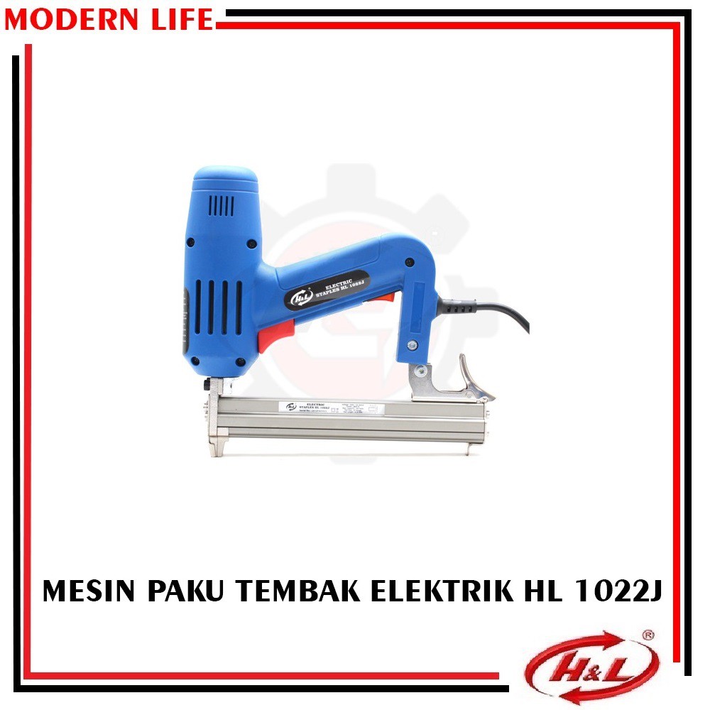 Mesin Paku Tembak Listrik HL 1022 J HnL / Air Nailer Listrik HL F 1022