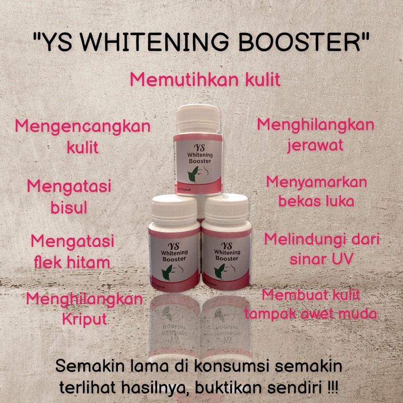 Ys whitening booster