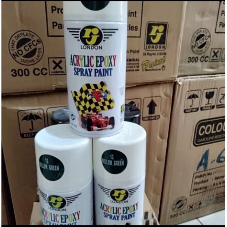 

cat semprot RJ London 300cc warna willow green (12) Pylox Pilox