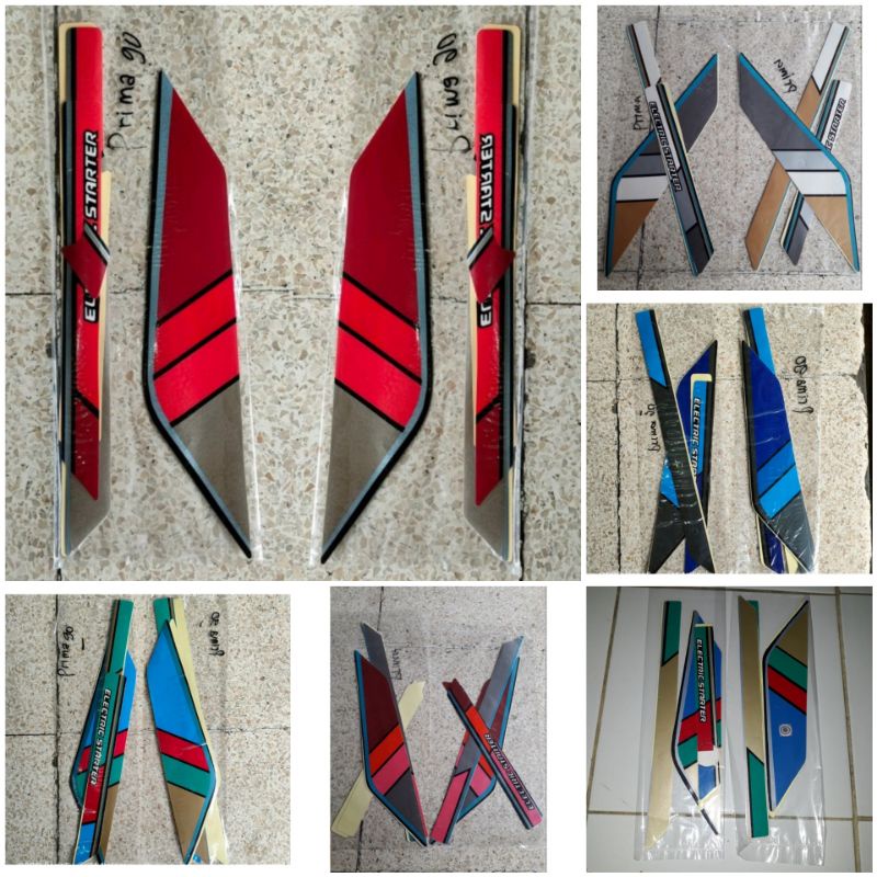 striping sticker honda Astrea Prima 1990