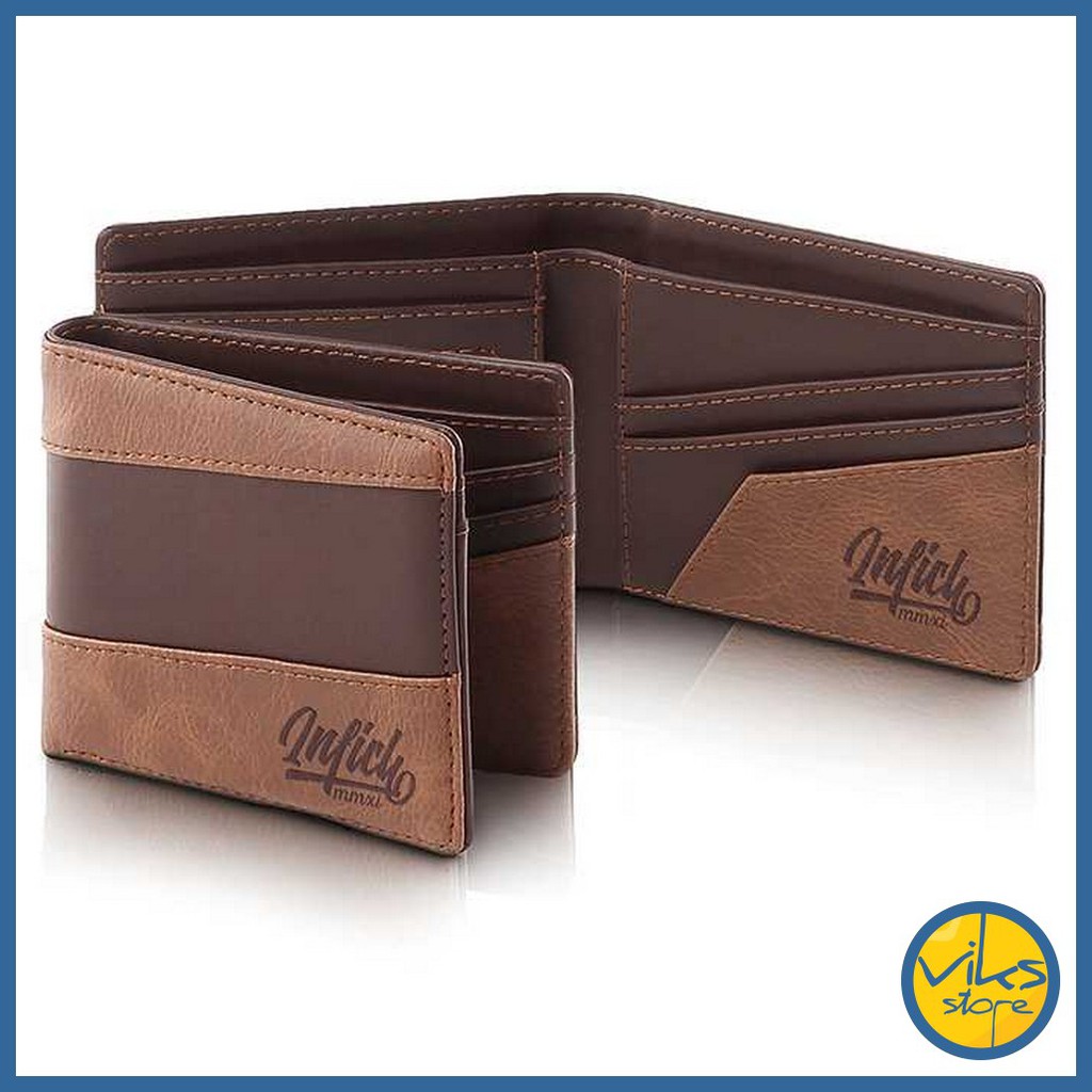 Dompet Kulit Coklat Casual Pria Cowok Keren Murah Keren Terbaru 2021 Kulit Anak Muda Distro Original