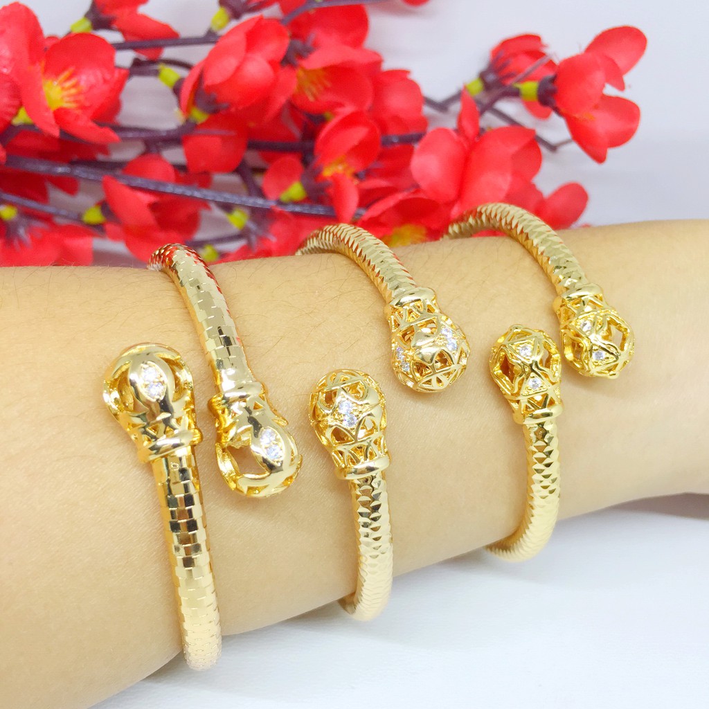 Perhiasan Gelang Bangle Xuping Lapis Emas Gold - BB417