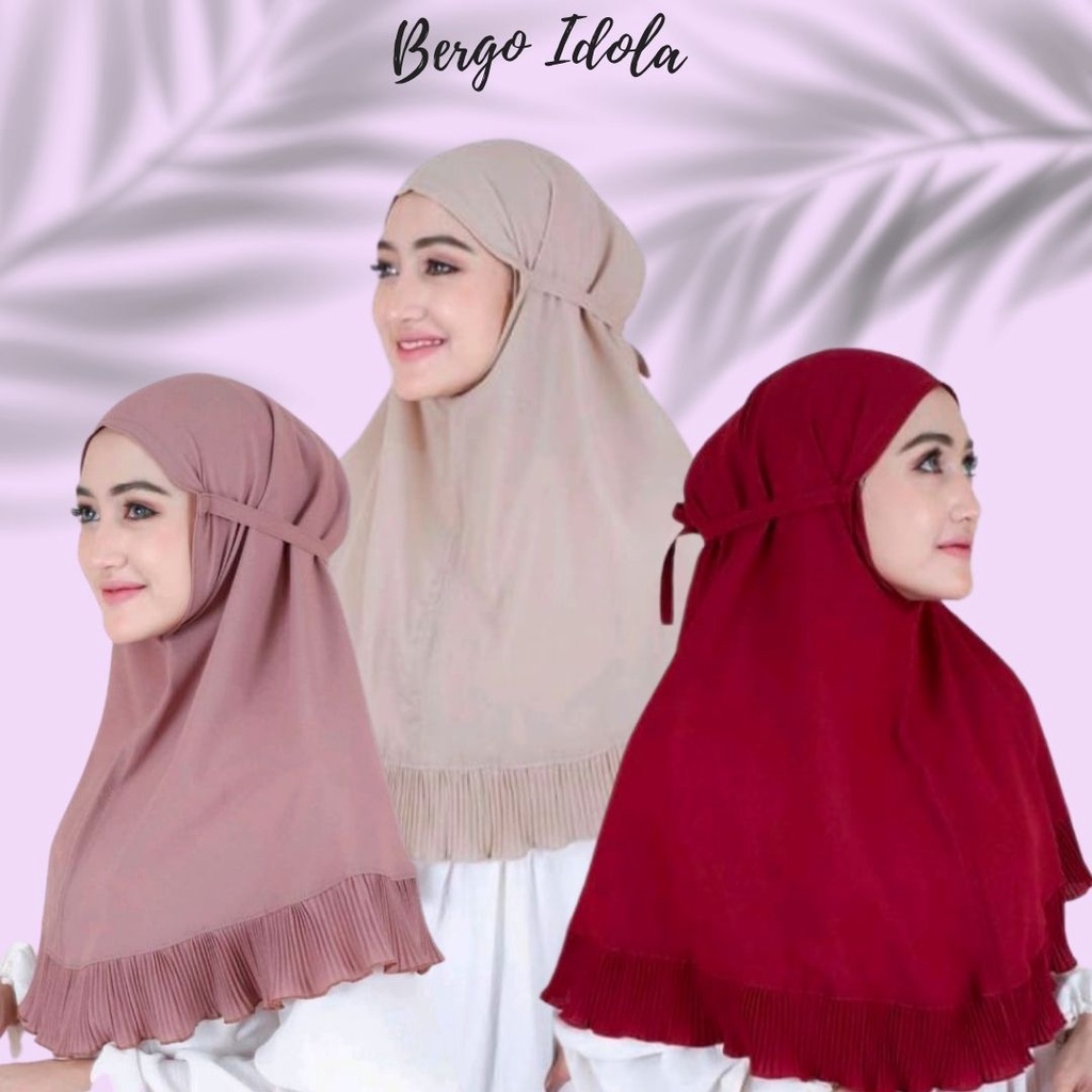 Bergo Tali Maryam Plisket Diamond Premium