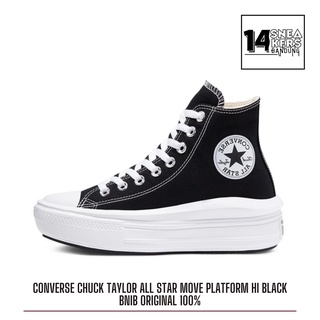 all star black high platform