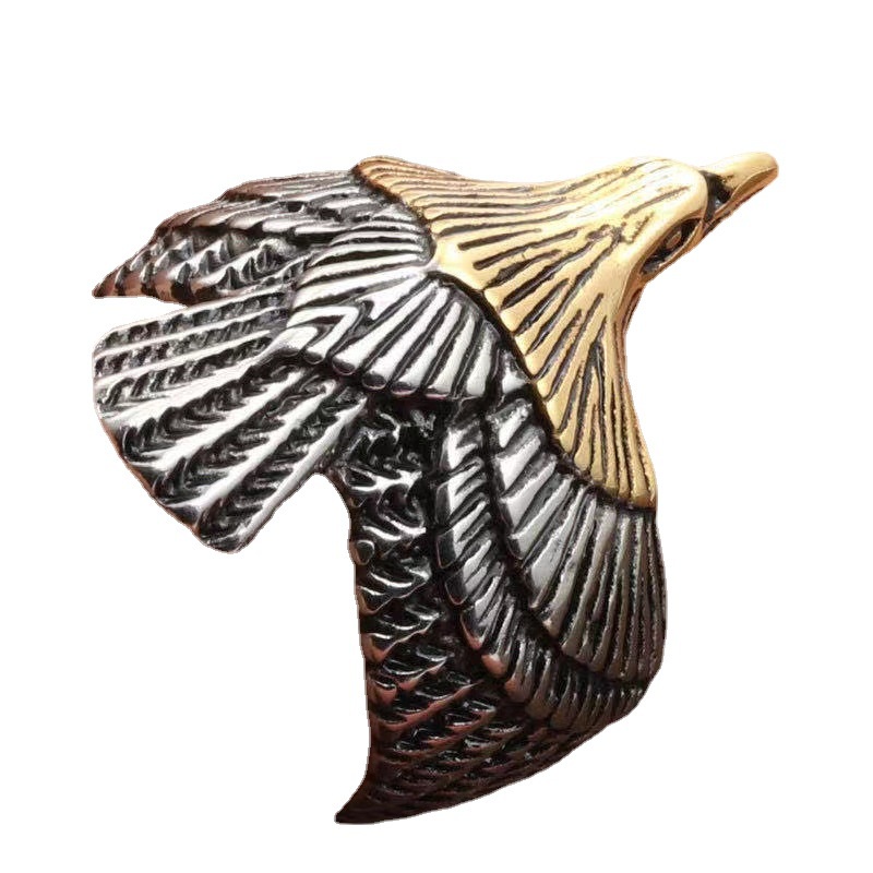 New Personality Retro Takahashi Goshen Flying Eagle Men's Domineering Open Ring