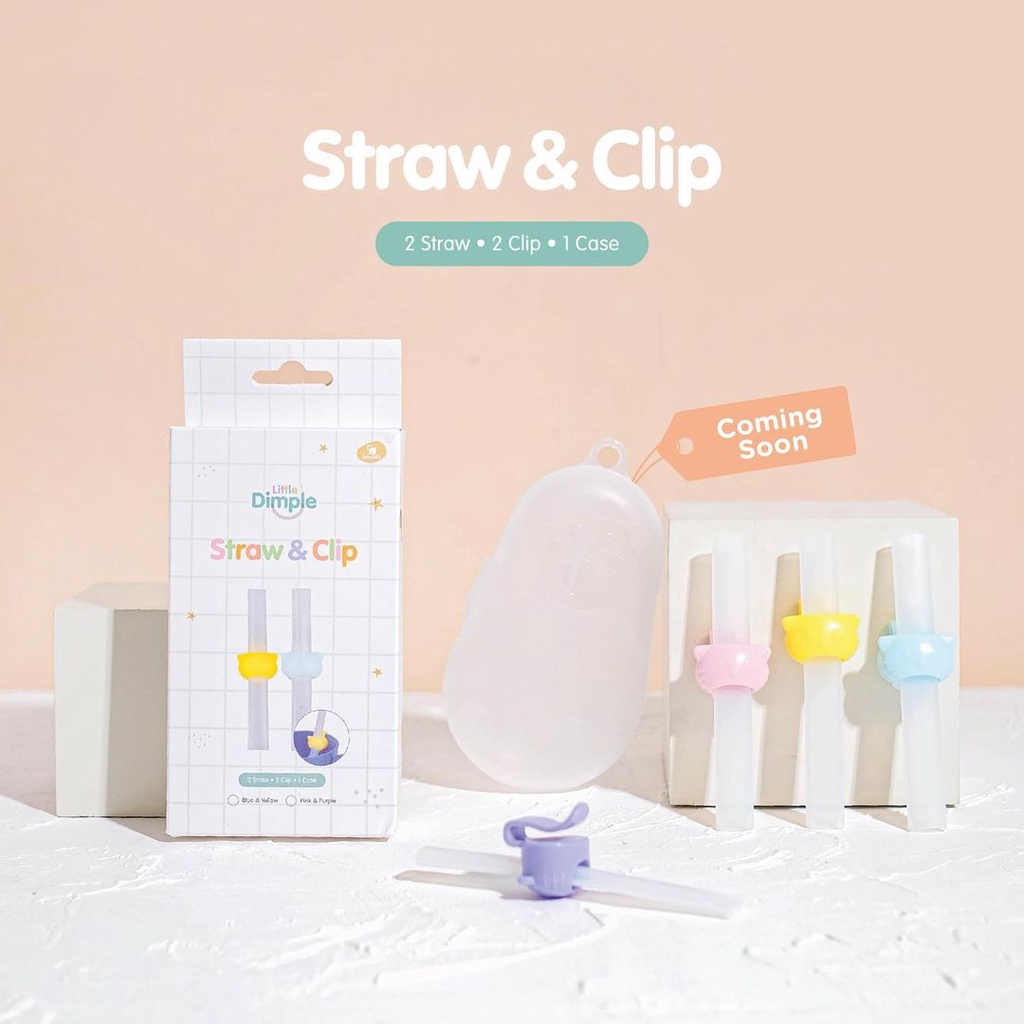 Little Dimple Straw and Clip