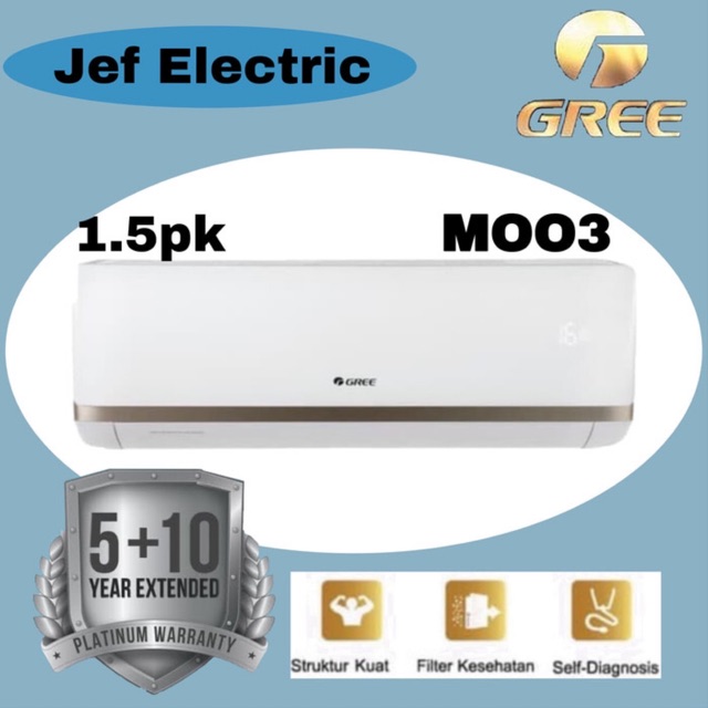 Ac Gree Ukuran 1 5 Pk Gwc 12 Moo3 Indonesia