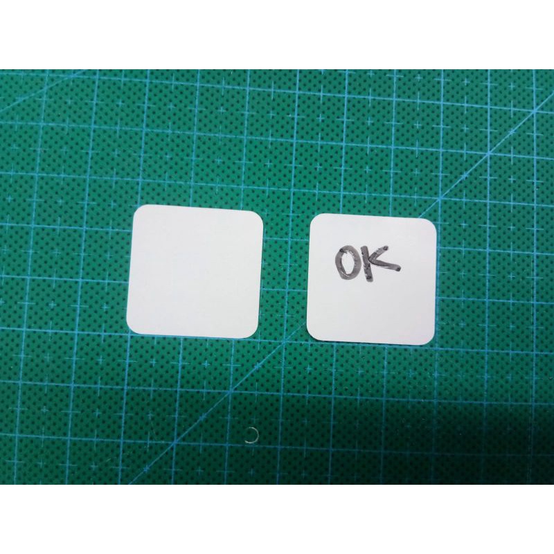 

sticker label 2.5 x 2.5 cm 100 pcs glossy serbaguna
