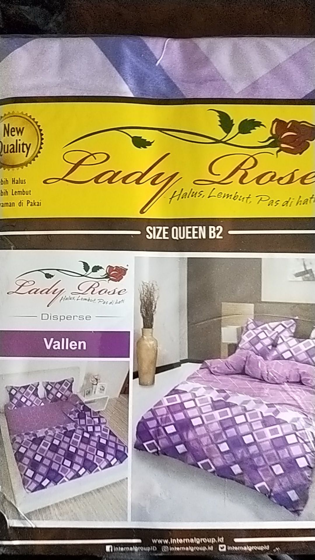 Sprei Lady Rose New Vallen 160x200