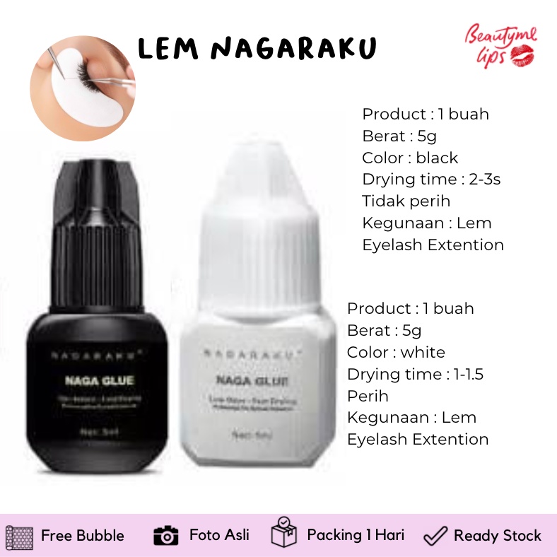 FRS NAGARAKU GLUE 5ml Black Lem bulu mata extension