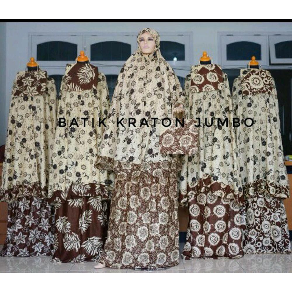 Unik Mukena Jumbo Batik Kraton Diskon