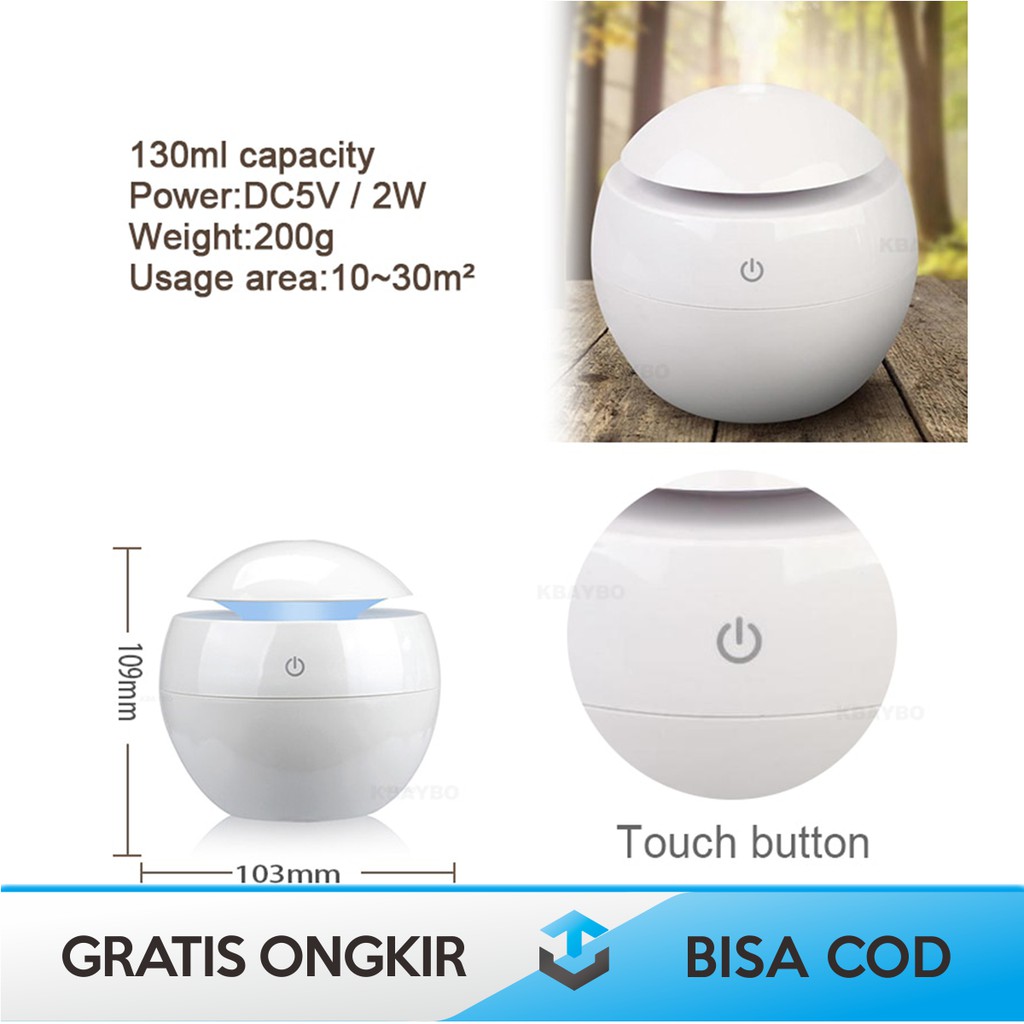 HUMIDIFIER AROMATHERAPY DIFFUSER HUMI K-003-1 TAFFWARE ORI - AROMA TERAPI RUANGAN ORIGINAL HUMI