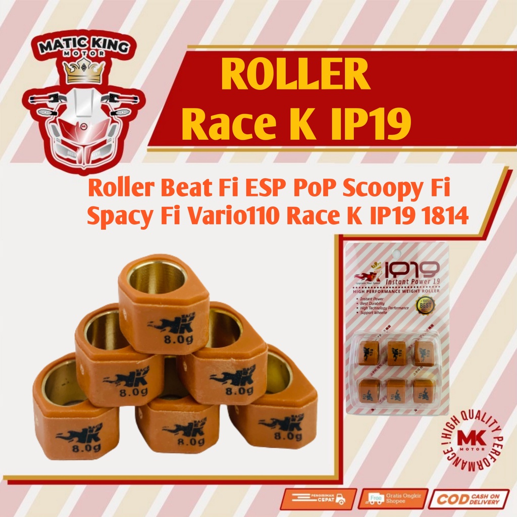 Sliding Roller Racing Beat Vario Scoopy Spacy Fi ESP POP 110 Race K  IP19 1814