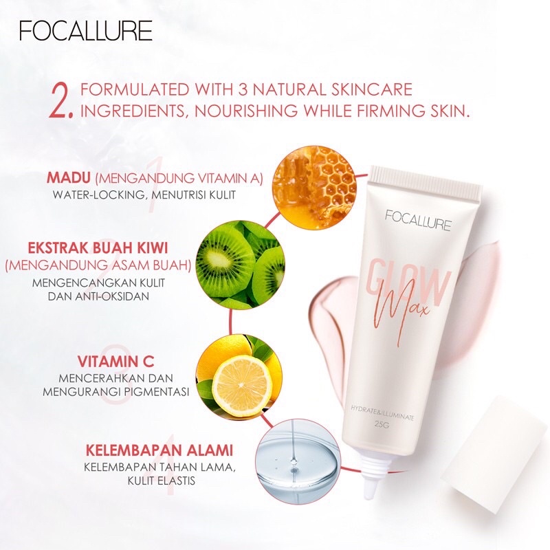 Focallure Blurmax And Glowmax Pore-minimize Primer FA138 FA 138 waterproof tahan lama