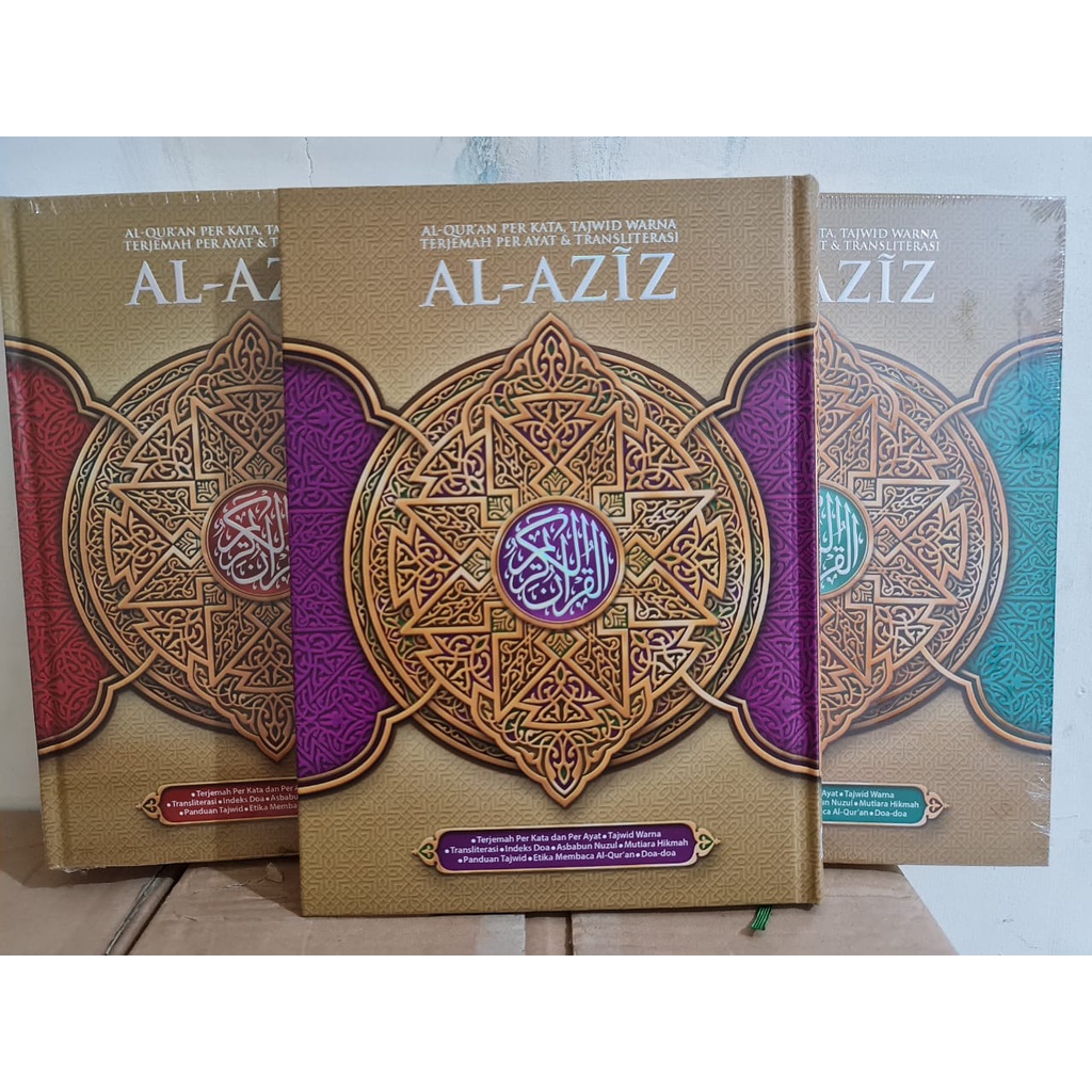 Al-Quran Tajwid &amp; Latin Per Kata Al-Aziz (A4)