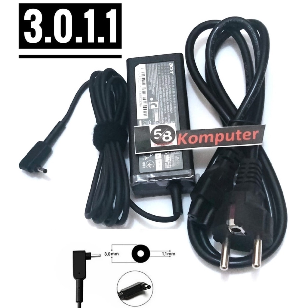 Adapter Charger Laptop Acer TravelMate 3 SP315-51 Spin 5 SP513-51 SF514-51 Swift 1 SF114-31 Swift 3 SF314-51 19V 2.37A 45W