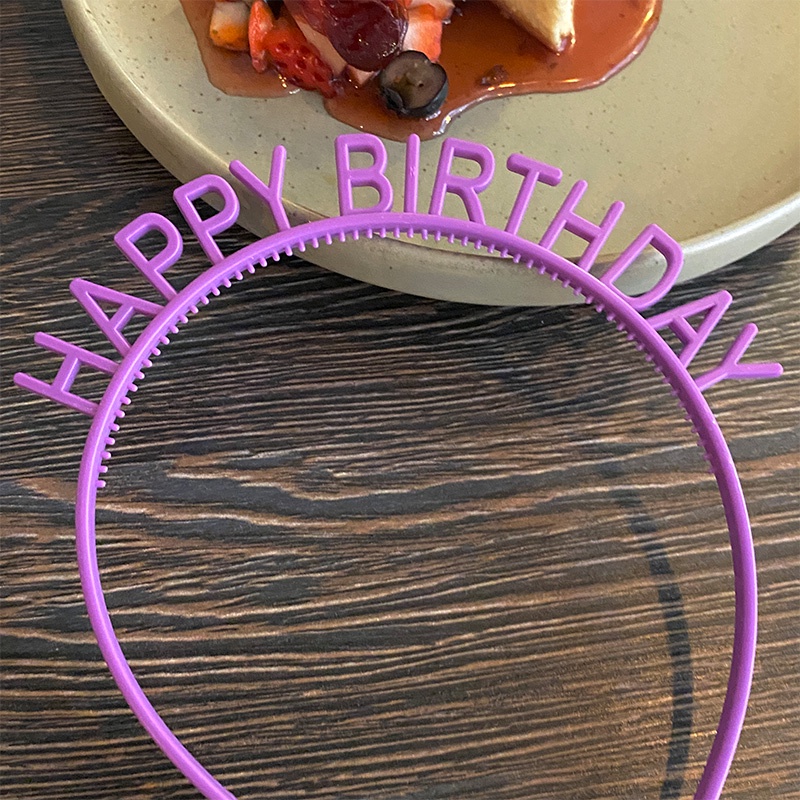 2022 Bando Tulisan Happy Birthday Gaya Korea Untuk Aksesoris Pesta