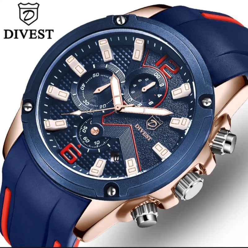 DIVEST - JAM TANGAN PRIA UNGGULAN KUARSA CASUAL