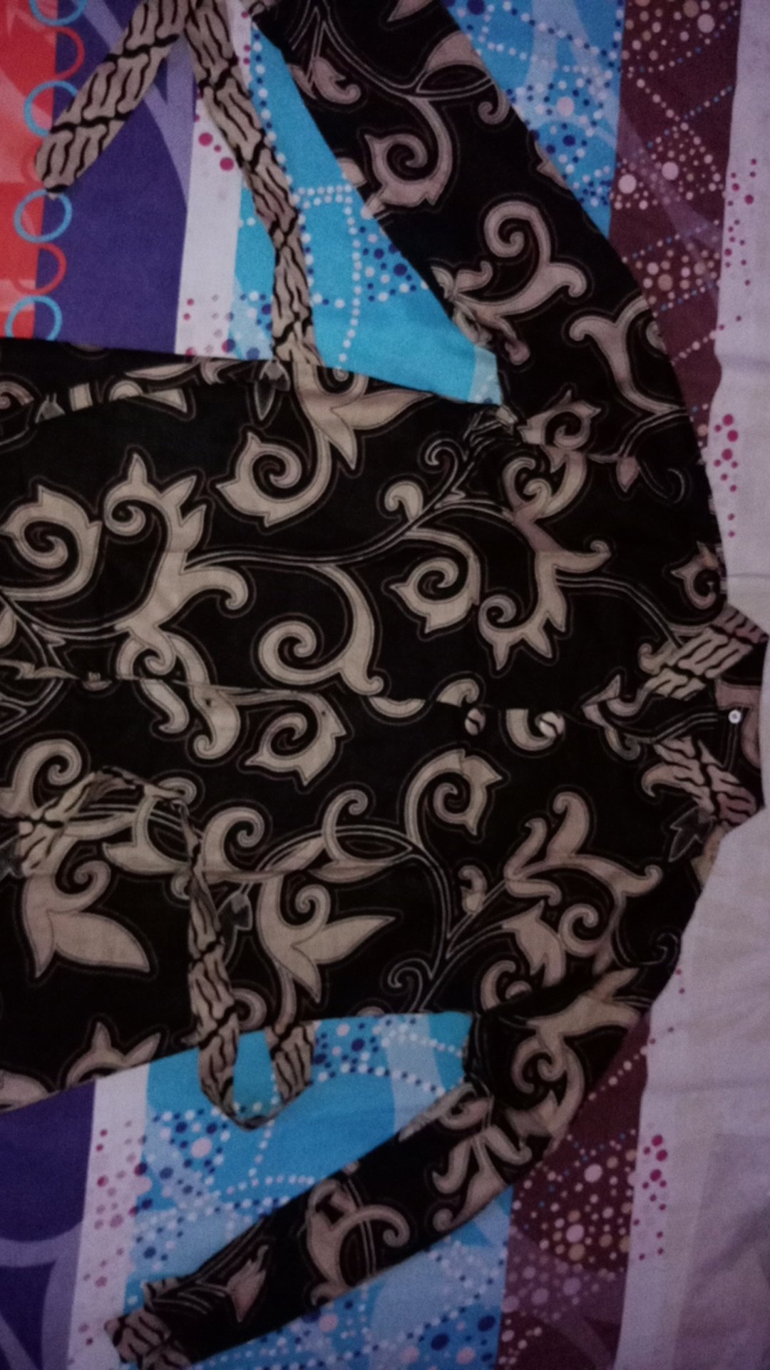 Tey-17 Batik Wanita Asj Sa Hrb026 Kenongo Kemeja Tosca Pendek