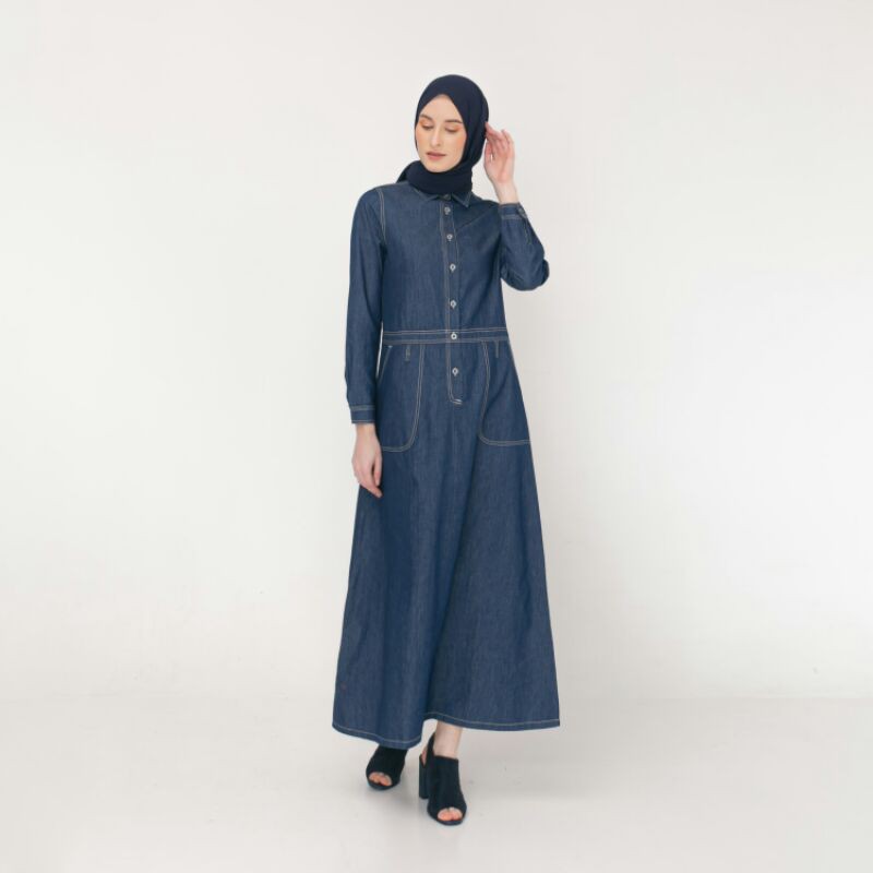 Florin - Gamis  Denim Casual