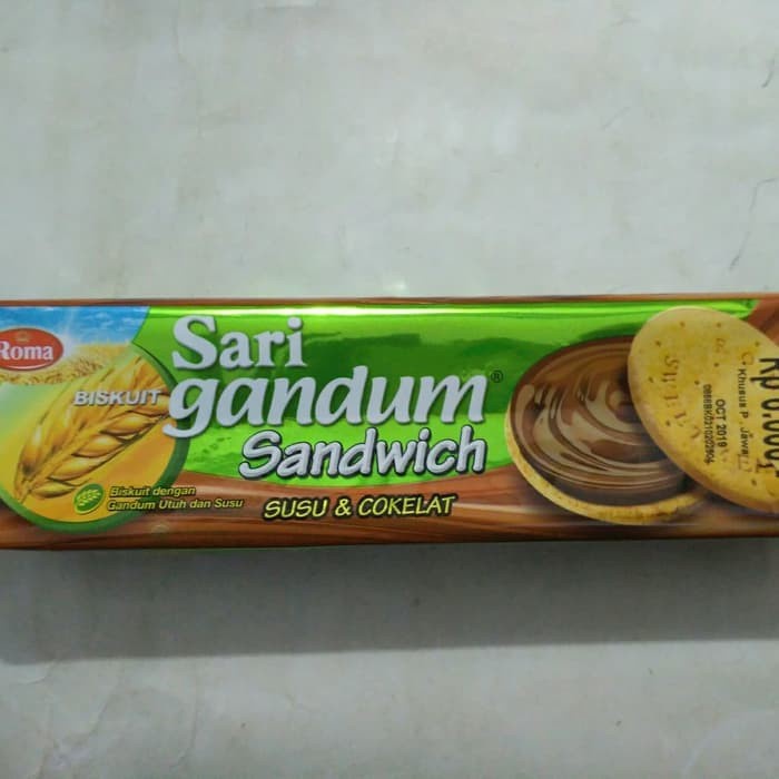 

Biskuit Roma Sari Gandum sachet 39gr susu dan coklat harga murah