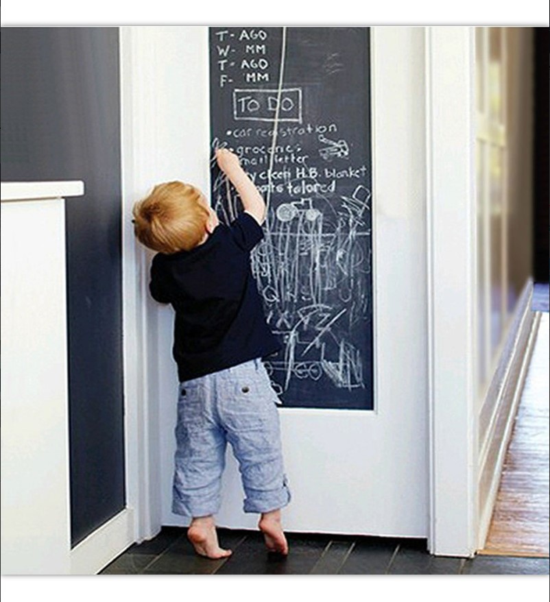 

Stiker Papan Tulis Kapur black board Flexible 200 x 45 cm