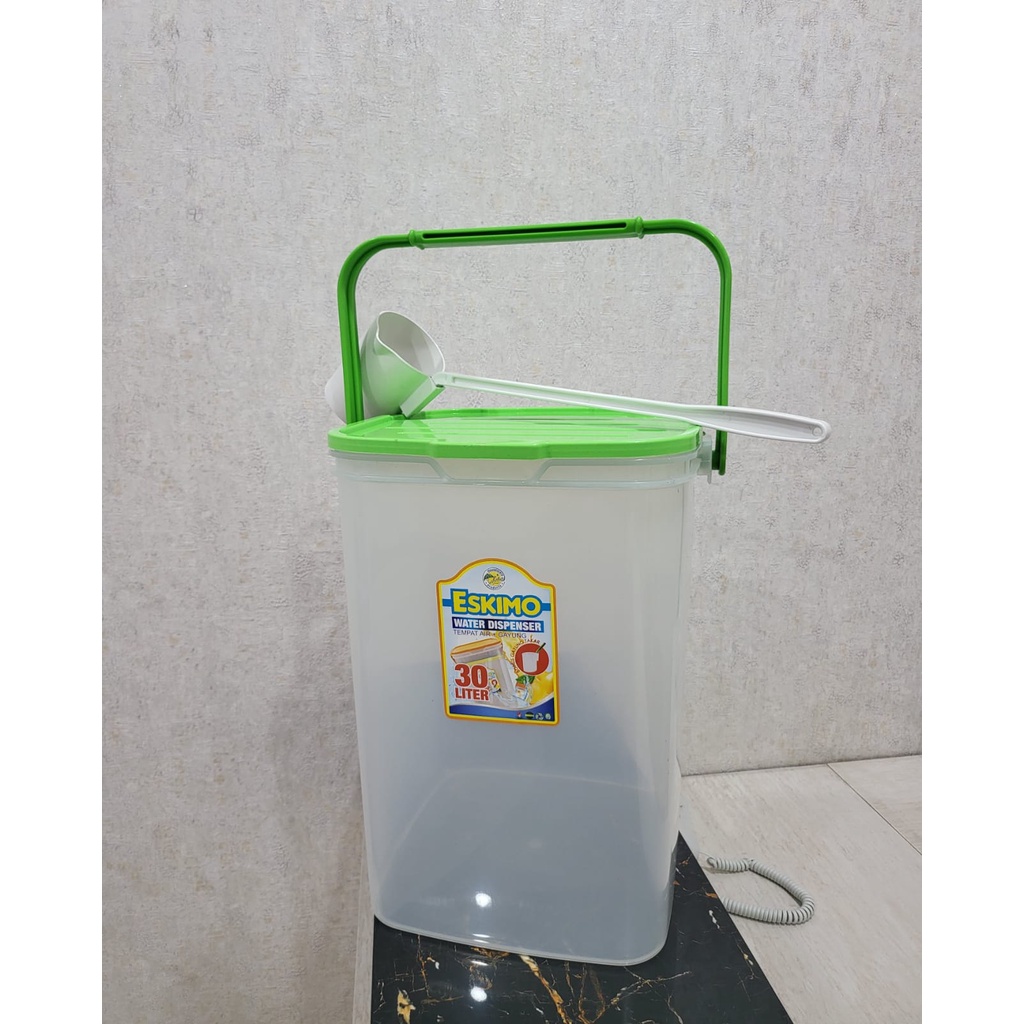 Dispenser 30 Liter Galon Air Kecil Ketel Minuman Dingin Water Dispenser Keran Dispenser Bucket Juice 30L Water Tank Portable Tabitha Eskimo galon takjil buka puasa galon es buah