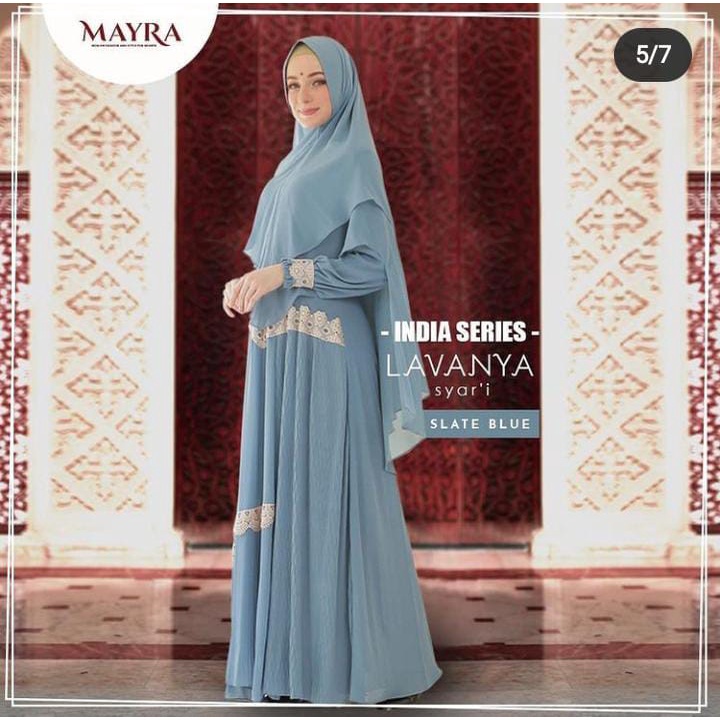 TM  LAVANYA SYARI CERUTY BABYDOLL / GAMIS SYARI SET KHIMAR / GAMIS SYARI SET KHIMAR TERBARU 2020 /