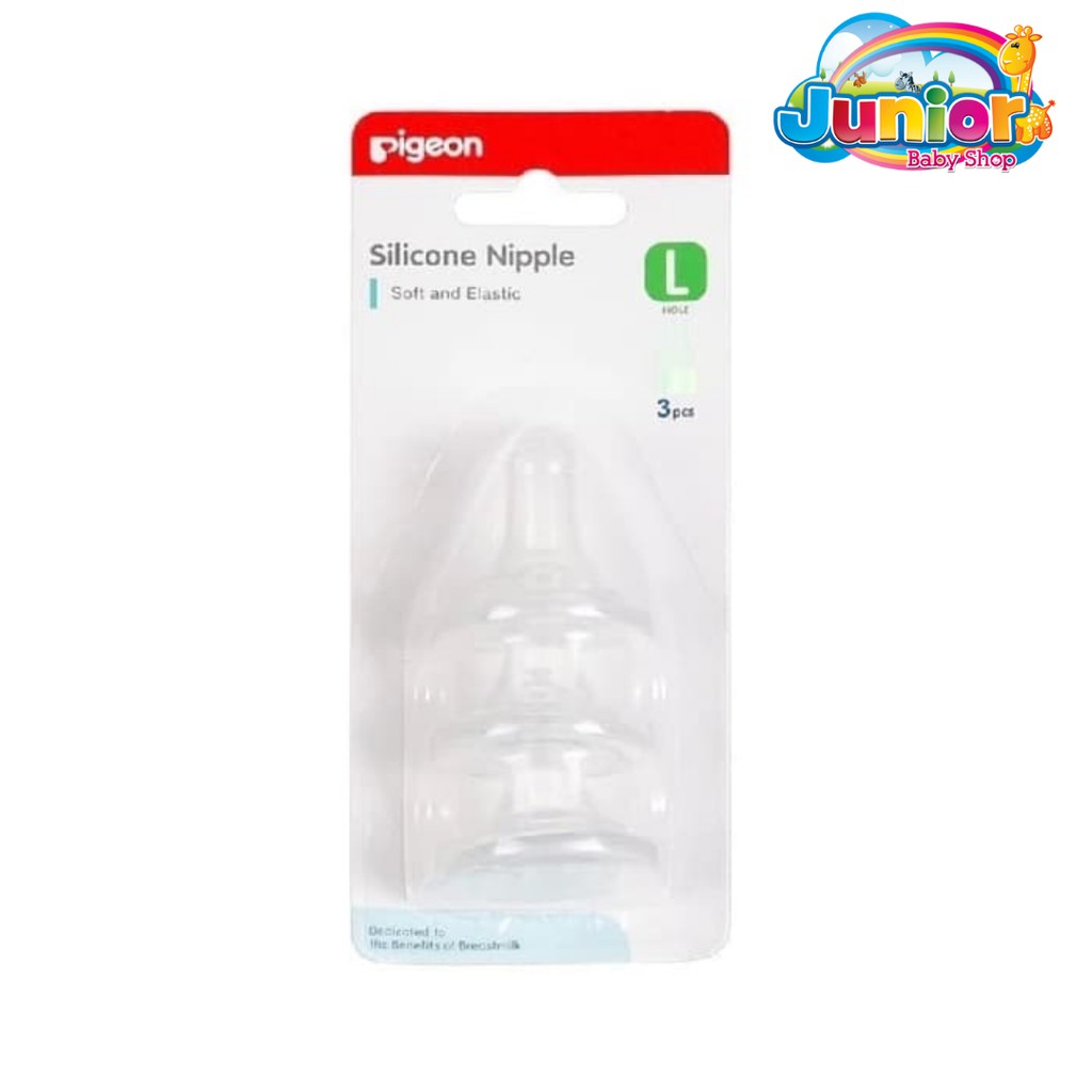 Pigeon Silicone Nipple Triple Pack