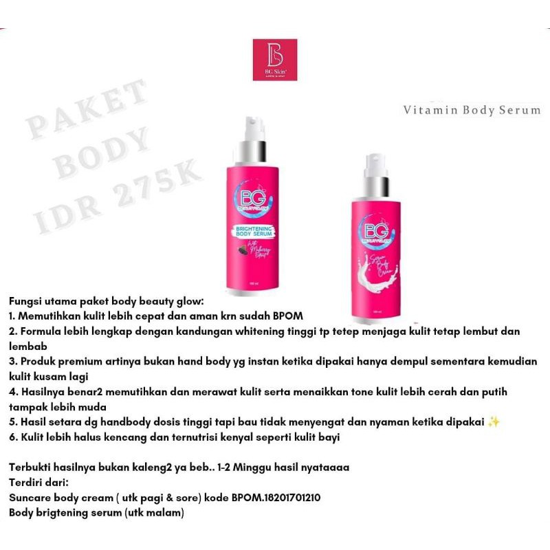 Body Serum Beauty Glow