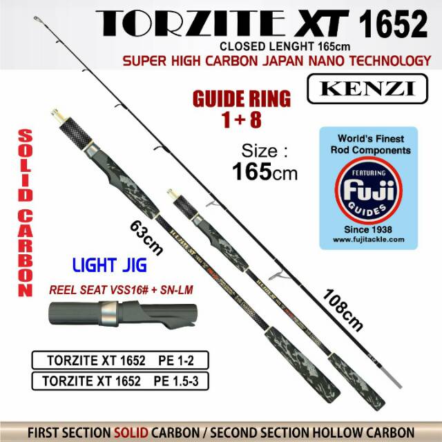 Joran kenzi torzete xt 165 fuji