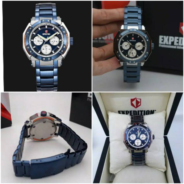 JAM TANGAN EXPEDITION WANITA E 6385 | E6385 NAVY BLUE ORIGINAL