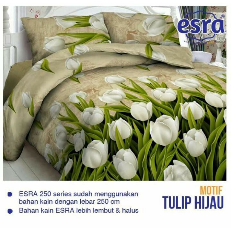 Sprei Tulip Hijau