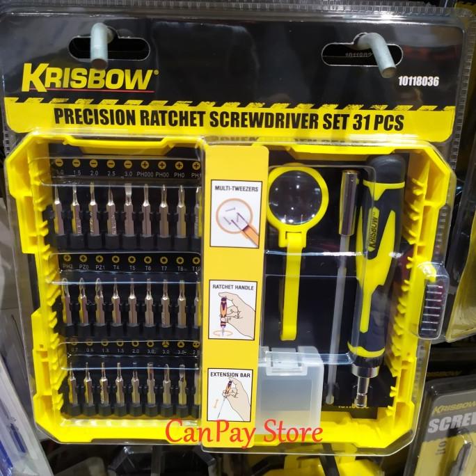 Krisbow Set Obeng 31 Pcs
