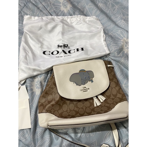 Tas Coach x disney elle backpack preloved