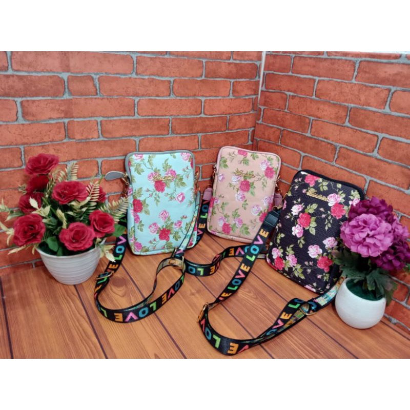 TAS WANITA / NEW TAS SLEMPANG GC KEMBANG / TAS HP /KEKINIAN / MODERN