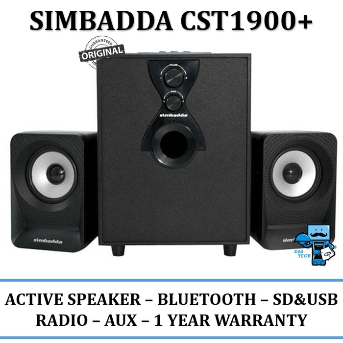 sound system simbadda bluetooth