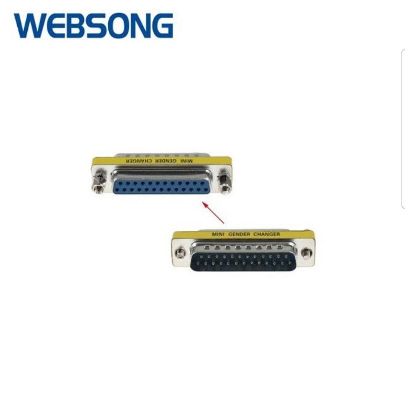 Connector Parallel DB25 Male to Female websong