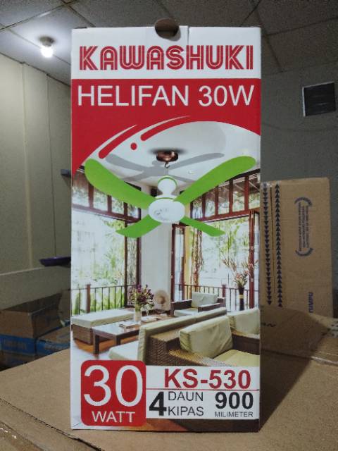 Kipas angin Gantung Baling 4 Kawashuki / MYVO 20w / 20 Watt &amp; 30w / 30 Watt Murah