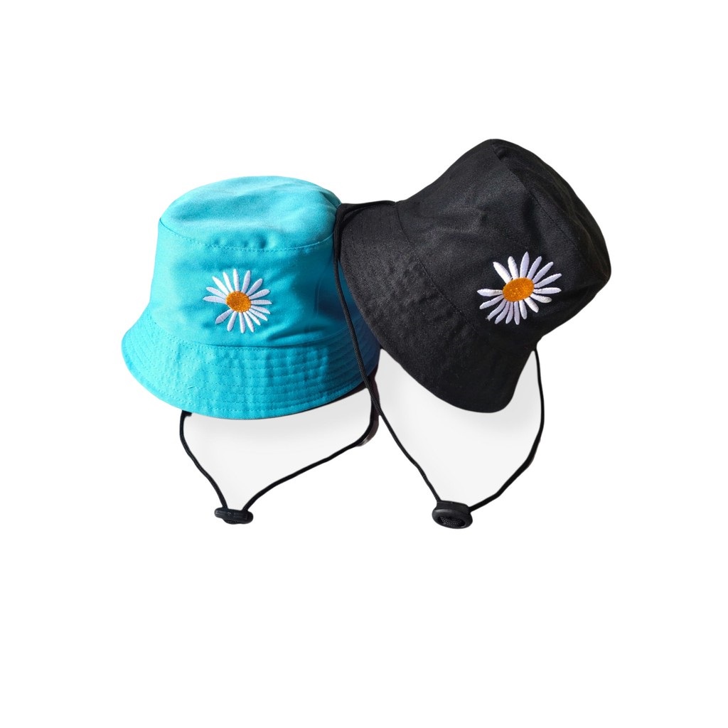 Topi Anak Perempuan Laki Laki Cowok Cewek 2 3 4 5 6 7 8 Tahun Bucket Hat Anak 1 FFD OOTD Fashion Anak Cowo Cewe Kecil Umur Balita Kado Kids Aksesoris Kepala Anak Lucu 1-BIRU MUDA HITAM TALI