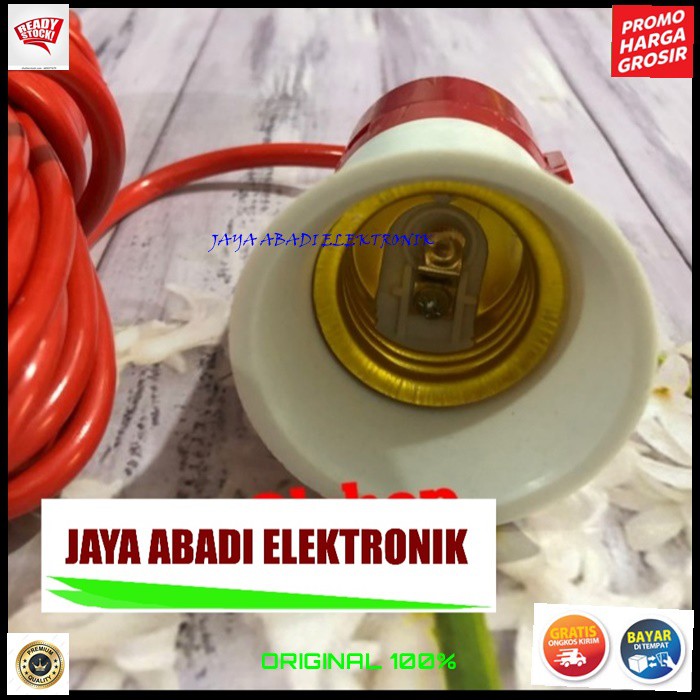 G565 ORIGINAL SAMBUNGAN LAMPU 10 METER SAKLAR KAP EXTENSION FITING E27 COLOK COLOKAN LAMP LED BOHLAM TIDUR BELAJAR SLEEP BULB TES COLOKAN STOP KONTAK LISTRIK SETRUM FITTING  KEPITING   sambungan rumah lampu saklar meter colok colokan lamp bohlam FITING e2