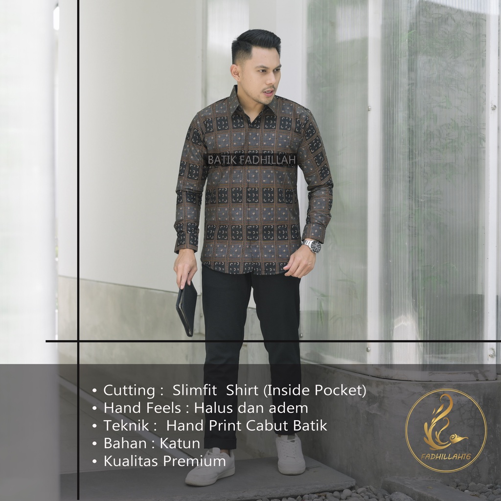 Jual Baju Batik Pria Dewasa Original Batik Solo Kemeja Batik Pria ...