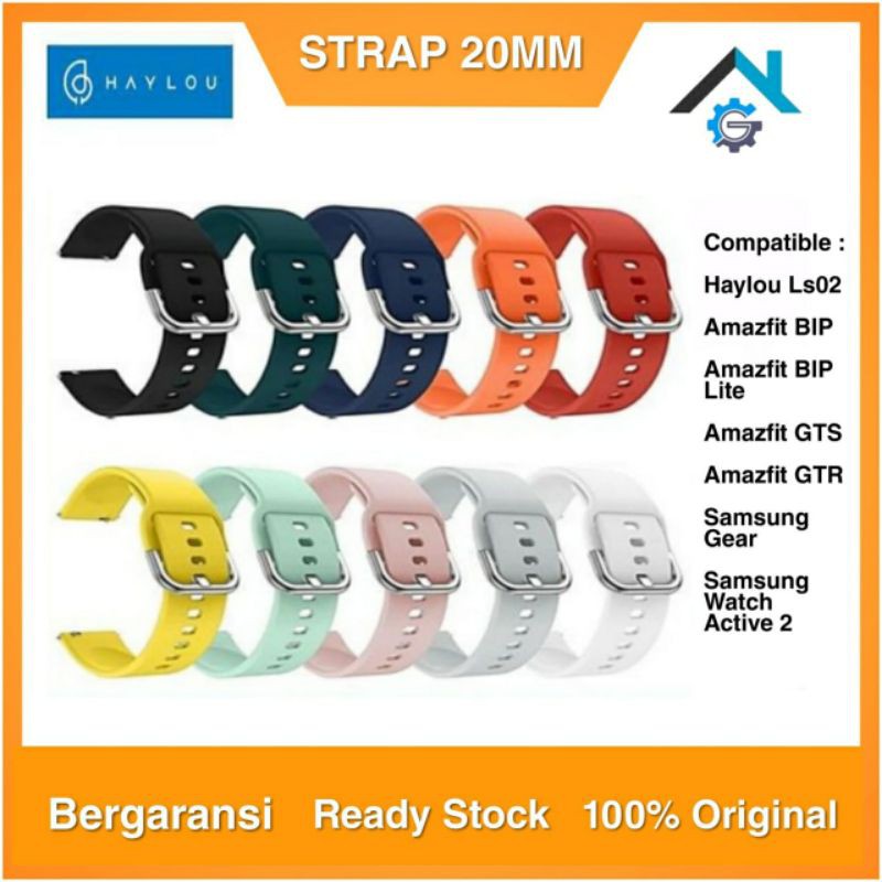 STRAP SILICON BCARE ROXANE SERIES 20MM FOR GTS / ALL BIP / UNIVERSAL