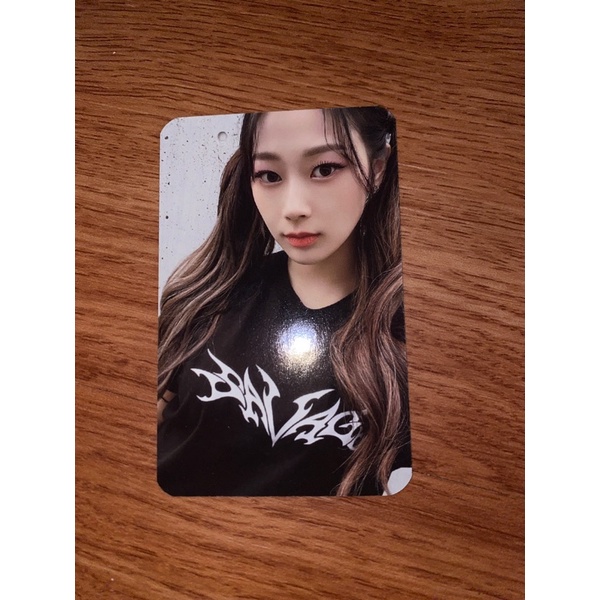 photocard pc aespa giselle deluxe box savage