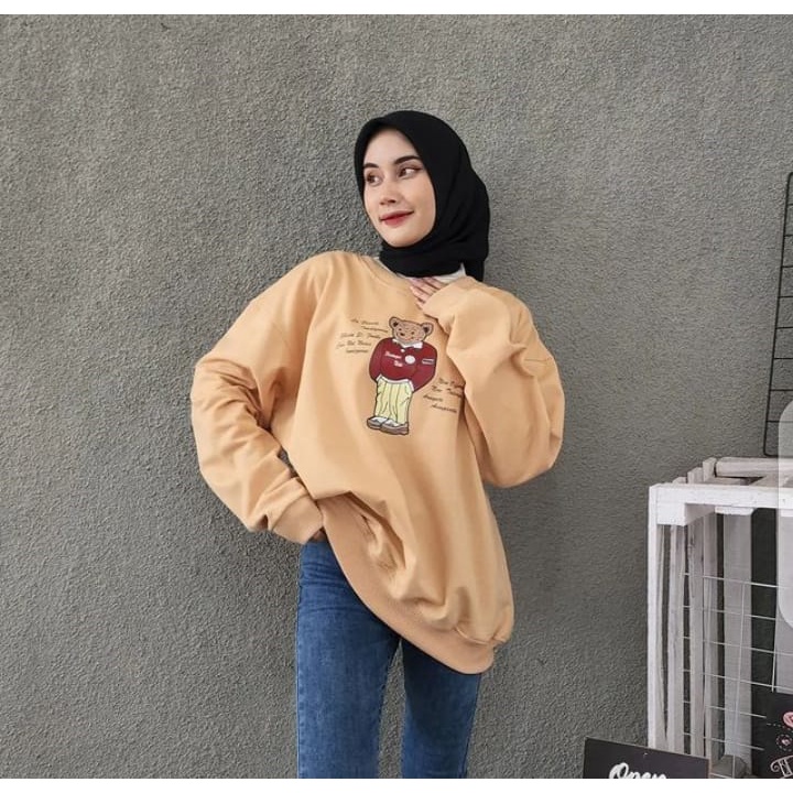 Sweater Wanita Grosir Berkualitas - Portugis teddy bear