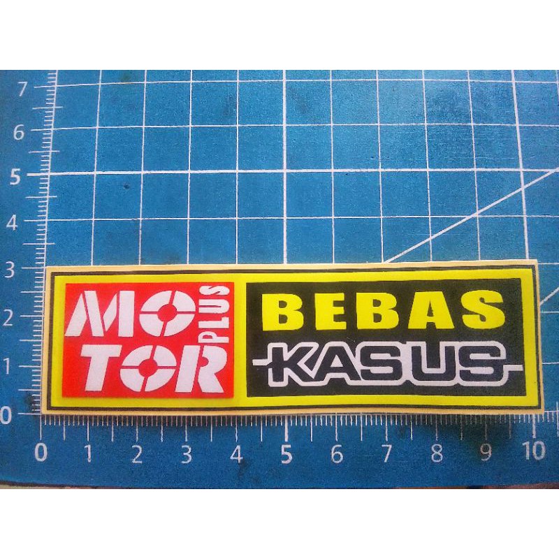 stiker cutting Motor plus &amp; bebas kasus (A1)