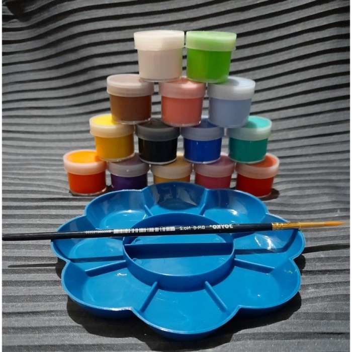 

Produk Terbaru Art Set - Palet + Kuas + Cat Air/Styrofoam/Kayu - Perlengkapan Melukis
