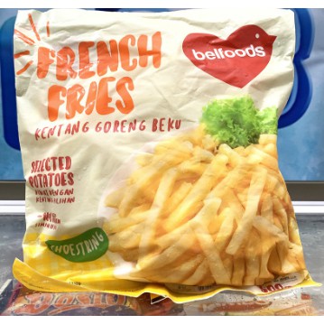 

Belfoods Shoestring Favorite French Fries 500 gr / Kentang Goreng