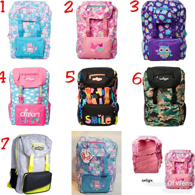 SMIGGLE SNAP FOLDOVER BACKPACK - TAS BACKPACK SMIGGLE